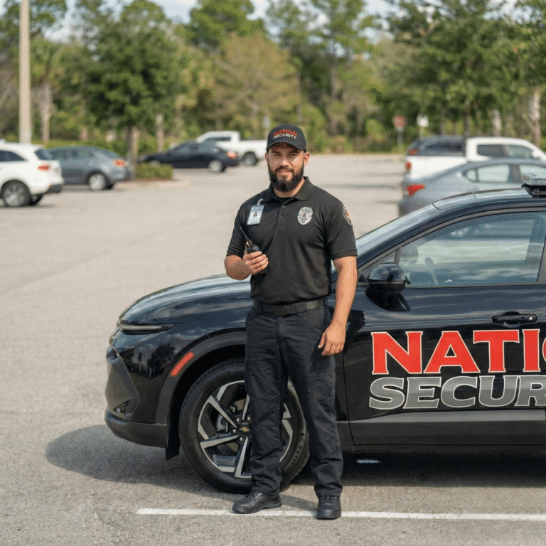 security guard for parking lot